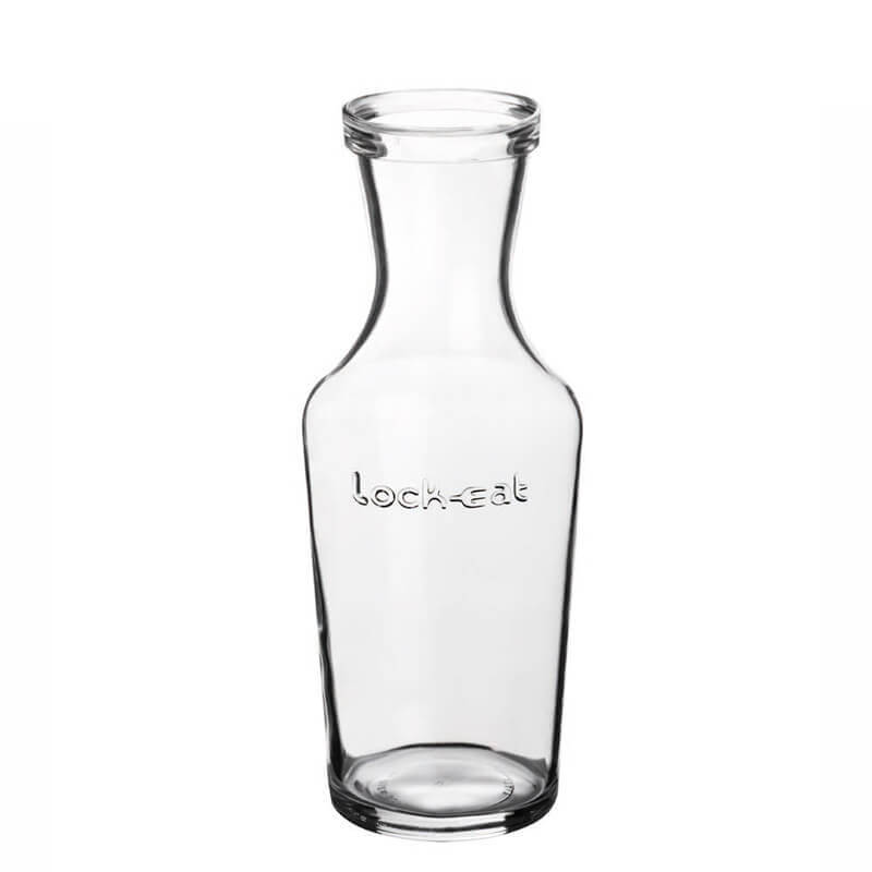 1 Litro Bormioli Luigi Lock Eat Carafe en verre Set de 12 pièces