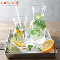25 Cl Bormioli Luigi Lock Eat Carafe in Glass Set of 12 Pieces