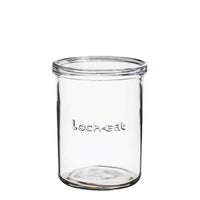 1 Litro Bormioli Luigi Lock Eat Terrine aus Glas Set mit 12 Teilen