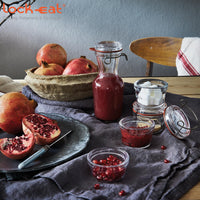 50 Cl Bormioli Luigi Lock Eat Terrine aus Glas Set mit 12 Teilen