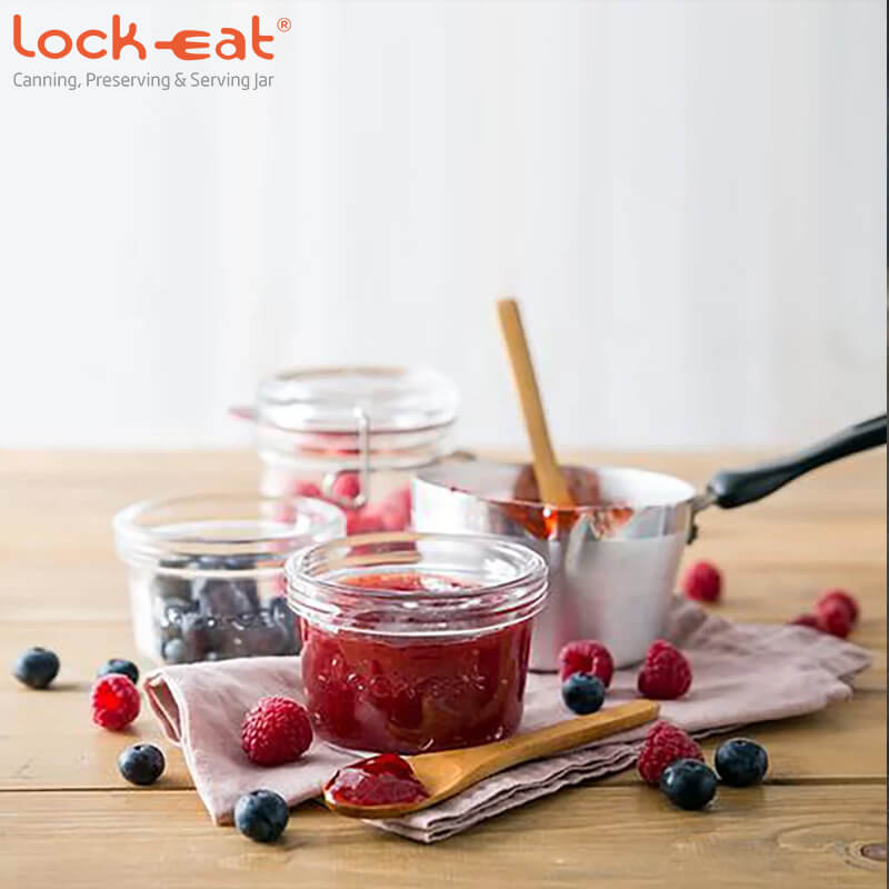 50 Cl Bormioli Luigi Lock Eat Terrine aus Glas Set mit 12 Teilen