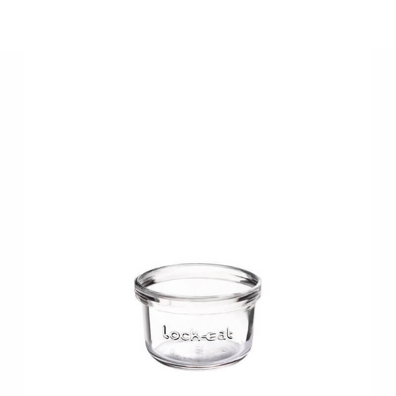 12 5 Cl Bormioli Luigi Lock Eat Tarro hermético de vidrio Set de 24 piezas