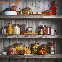 150 Cl Bormioli Luigi Lock Eat Vasetto Ermetico In Vetro Set 6 Pezzi