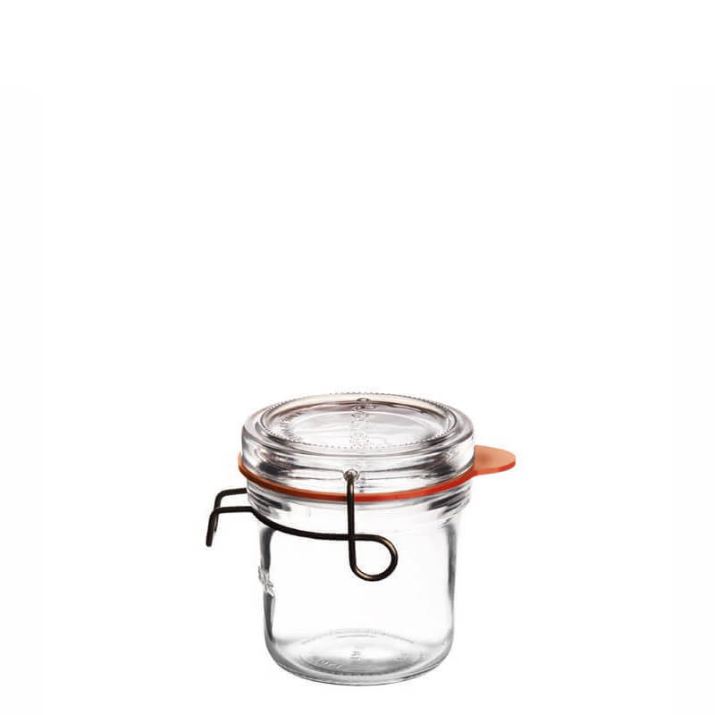 20 Cl Bormioli Luigi Lock Eat Tarro hermético de vidrio Set de 6 piezas