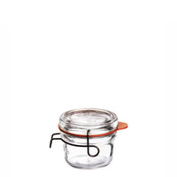 12 5 Cl Bormioli Luigi Lock Eat Tarro hermético de vidrio Set de 6 piezas