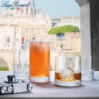 38 Cl Bormioli Luigi Roma 1960 Whisky Glass in Glass Set of 6 Pieces