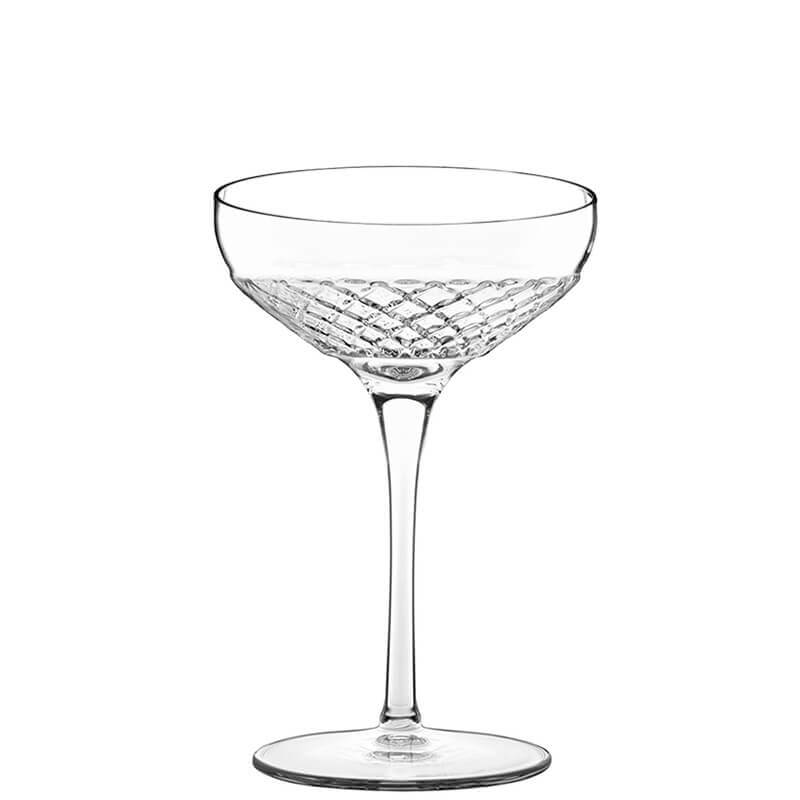 30 Cl Bormioli Luigi Roma 1960 Coppa Champagne In Vetro Set 6 Pezzi