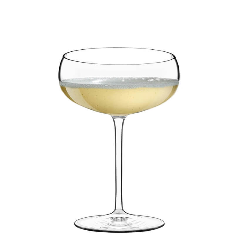 30 Cl Bormioli Luigi Talismano Vaso de martini de vidrio Set de 4 piezas