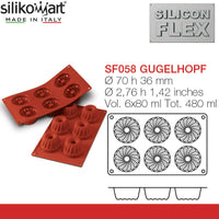 6 Moules Silikomart Classic Moule kouglof en silicone