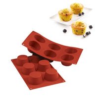 6 Silikomart vormen Classic Muffinvorm van silicone