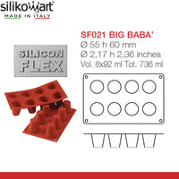8 Silikomart vormen Classic Babavorm van silicone
