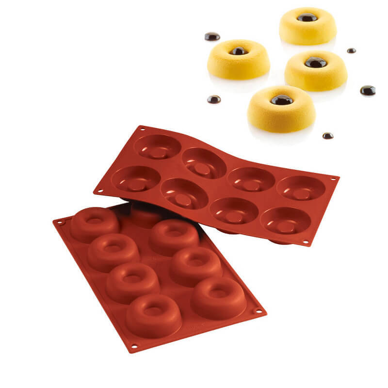 8 Silikomart Molds Classic Savarin Mold in Silicone