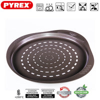 32 Cm Pyrex Asimetria Teglia Pizza Rotonda Non-Stick
