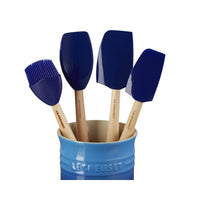Le Creuset Craft Evolution set spatules de cuisine en silicone avec porte-spatules en grès - set 5 pièces