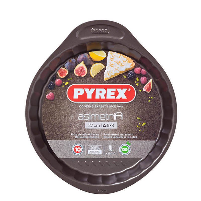 Pyrex Asimetria Molde De Tarta Redondo Antiadherente