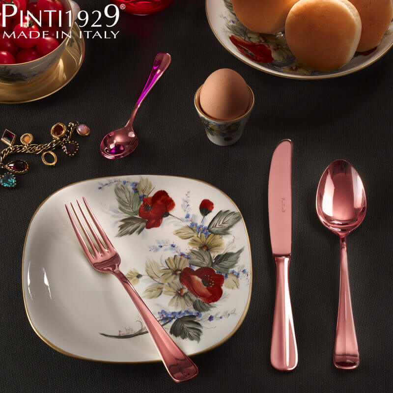 Pintinox Baguette Forchettina Dolce In Acciaio Inox Set 12 Pz