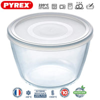 Pyrex Cook And Freeze recipiente redondo para alimentos de vidrio borosilicato