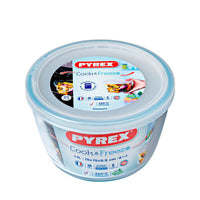 Pyrex Cook And Freeze recipiente redondo para alimentos de vidrio borosilicato