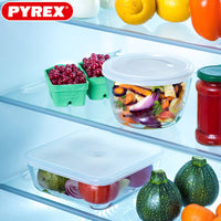 Pyrex Cook And Freeze recipiente redondo para alimentos de vidrio borosilicato