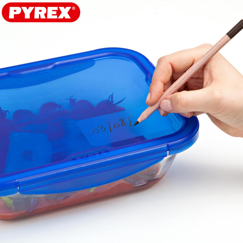 Pyrex Cook And Go recipiente hermético redondo para alimentos de vidrio borosilicato