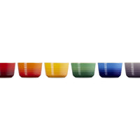 10 cl - Le Creuset Cucinare & Infornare Mini-Auflaufförmchen Aus glasiertem Steinzeug Set mit 6 Stück
