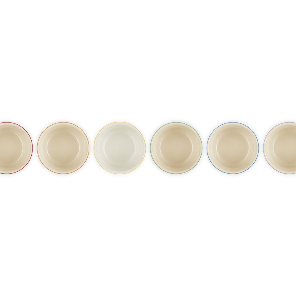 10 cl - Le Creuset Cucinare & Infornare Mini-Auflaufförmchen Aus glasiertem Steinzeug Set mit 6 Stück