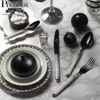 Pintinox ElladeTenedor mesa forjado de acero inoxidable set de 12 piezas