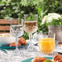 17 cl Cristal d'Arques Longchamp verre à vin multiusage set de 6