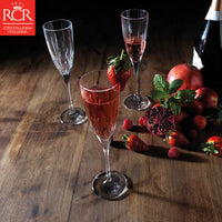 15 Cl Rcr Rcr Chic Champagneglas van glas Set van 6 stuks