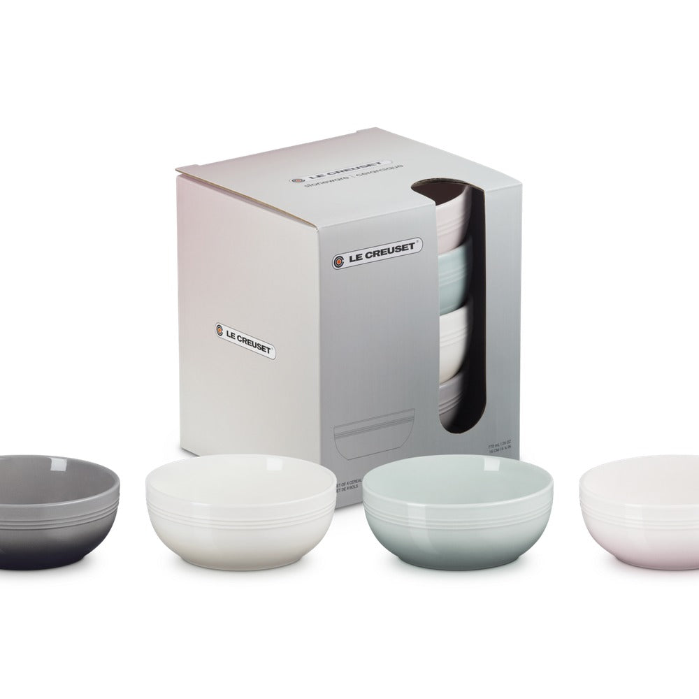 16 cm - Le Creuset Coupe Müslischale Aus glasiertem Steinzeug Set mit 4 Stück