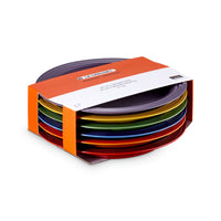 27 cm - Le Creuset Arte Della Tavola Vancouver Flat Plate in Glazed Stoneware Set of 6 Pcs