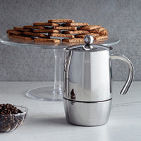 Pintinox Magna Cafetière Moka En Acier Inoxydable