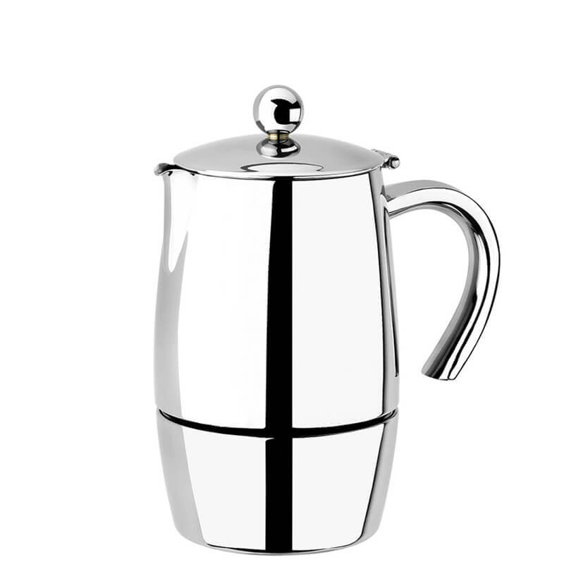 Pintinox Magna Cafetière Moka En Acier Inoxydable