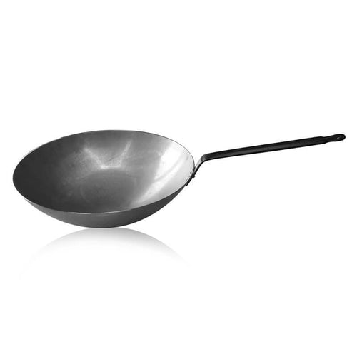 34 Cm Pintinox Excalibur Wok With Handle in Iron
