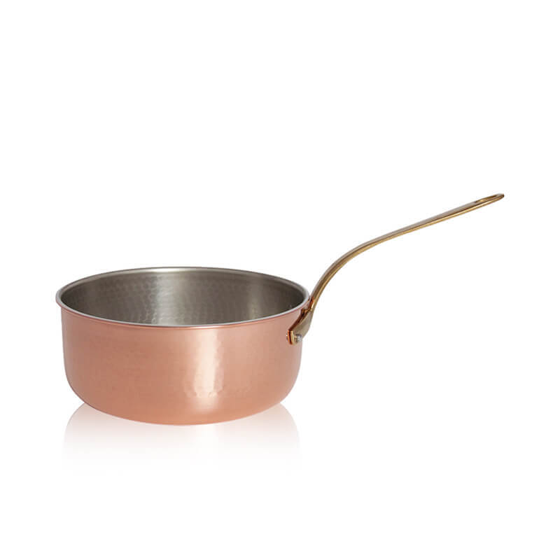 Pintinox Rame diepe braadpan van verzind koper