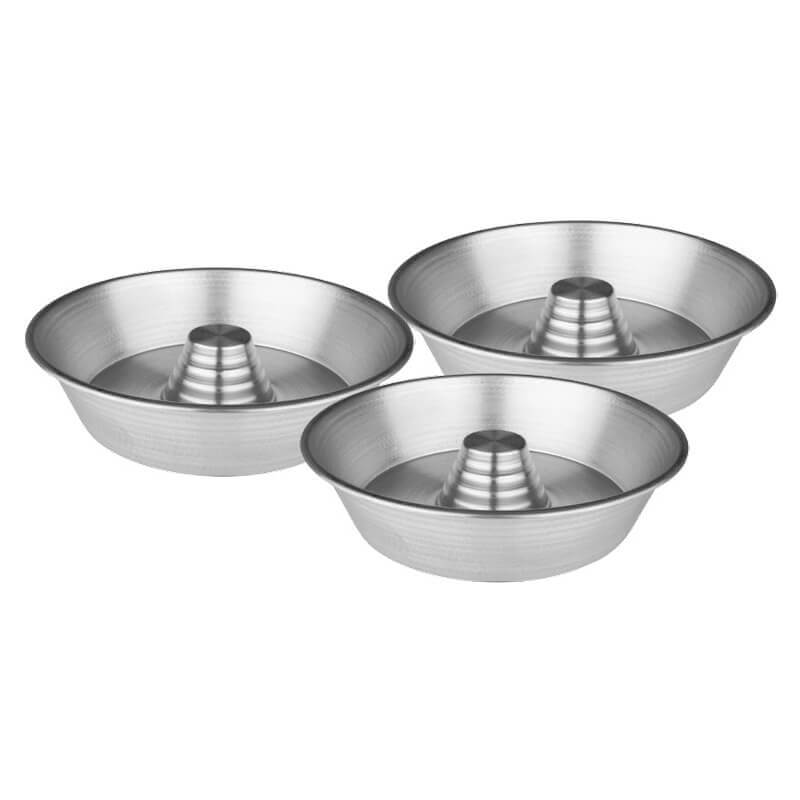 Pentalux Moldes Para Donuts En Aluminio Set 3 piezas