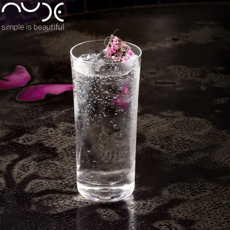 33 Cl Nude Savage Soft Drink Glass in Glass Set of 6 Pieces