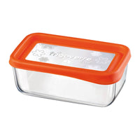 21X13 Cm Bormioli Rocco Frigoverre Fun Contenedor Rectangular Para Alimentos En Vidrio