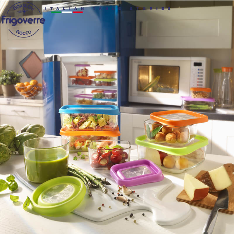 12 Cm Bormioli Rocco Frigoverre Fun Ronde Voedselcontainer Van Glas