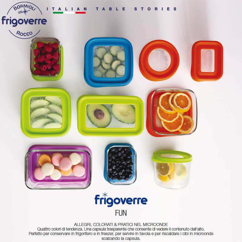 12 Cm Bormioli Rocco Frigoverre Fun Ronde Voedselcontainer Van Glas