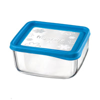 19X19 Cm Bormioli Rocco Frigoverre Fun Square Food Container in Glass
