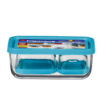 Bormioli Rocco Frigoverre Classic Rectangular Food Container Set of of 3 Pcs