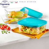15x15 cm Bormioli Rocco Frigoverre Classic square food container