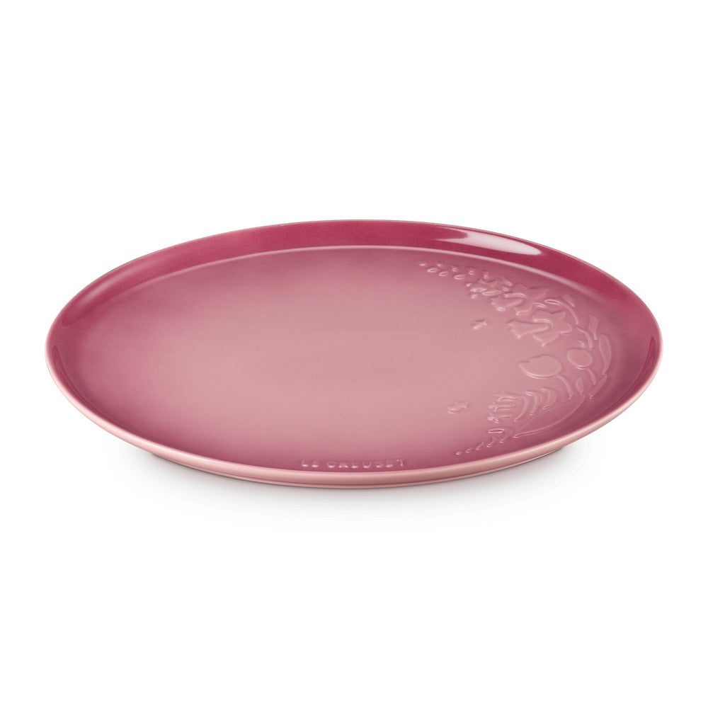 Le Creuset Jardin ovaal serveerblad in geglazuurd steengoed