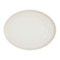 Le Creuset Jardin ovaal serveerblad in geglazuurd steengoed