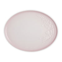 Le Creuset Jardin ovaal serveerblad in geglazuurd steengoed