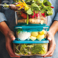 12X12 Cm Bormioli Rocco Frigoverre Evolution Contenedor Hermético para Alimentos en Vidrio