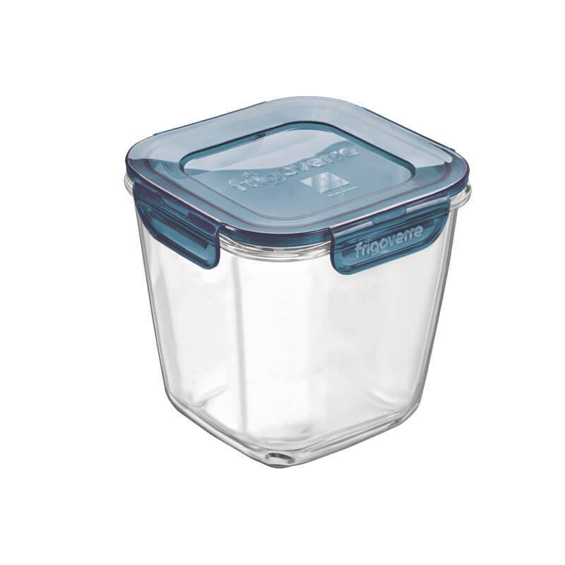 12X12 Cm Bormioli Rocco Frigoverre Evolution Boîte Alimentaire Hermétique Haute En Verre