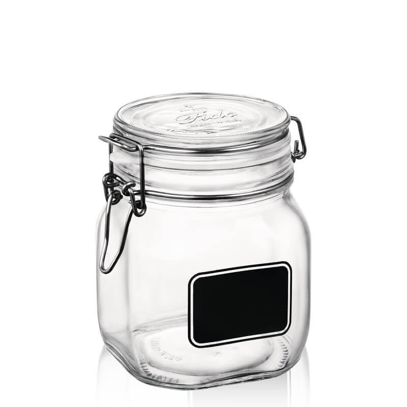 75 Cl Bormioli Rocco Fido Lavagna Airtight Glass Jar