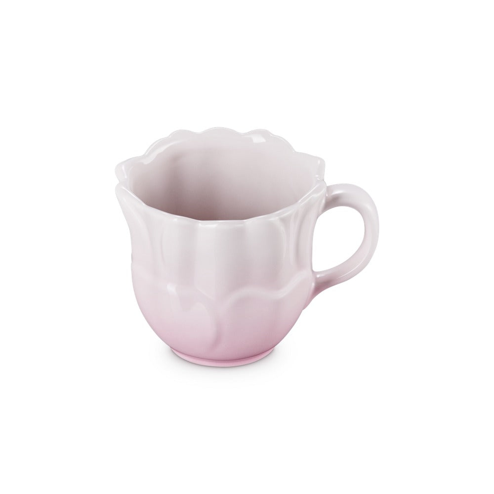 33 cl - Le Creuset Fiore Anemone mok in geglazuurd steengoed